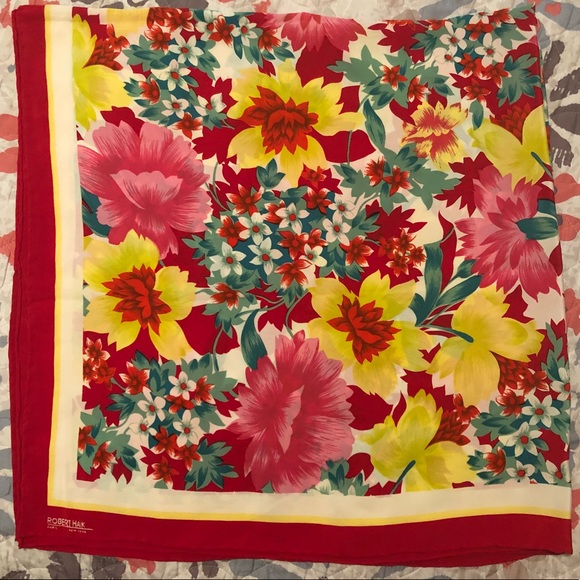ROBERT HAIK Extra Large Floral Scarf - Picture 4 of 5